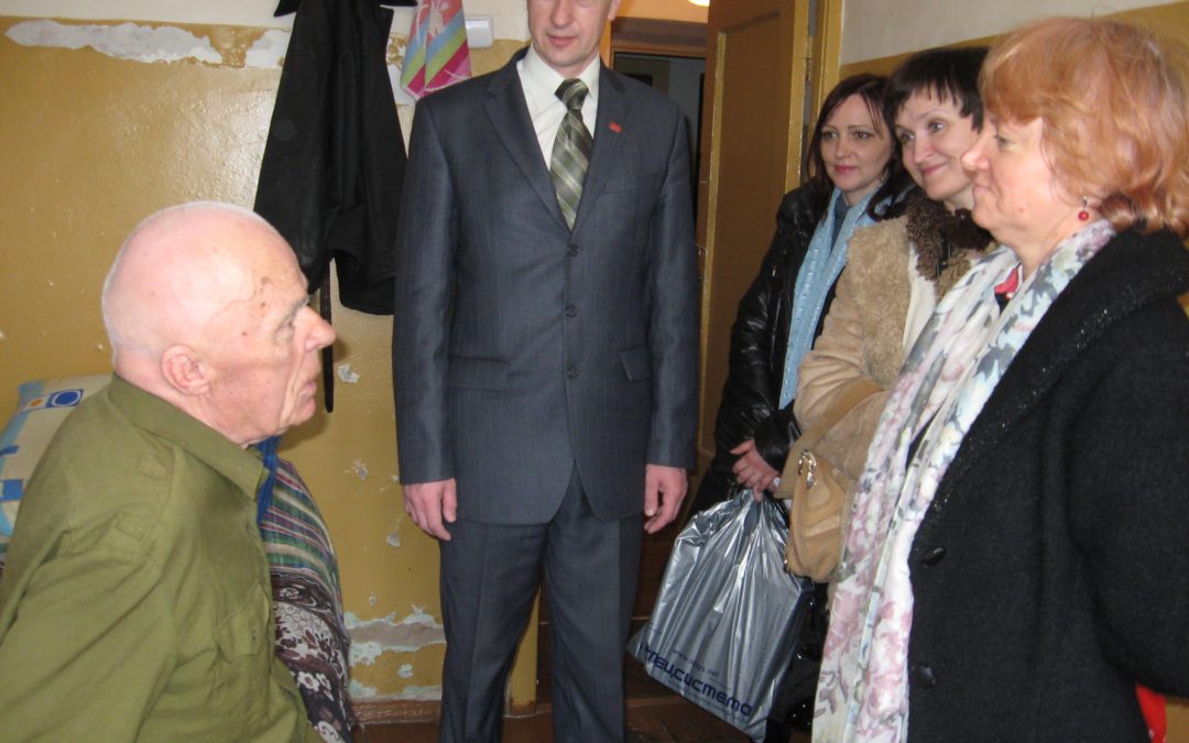 Посещение Вороновского дома-интерната для престарелых и инвалидов (Витебский район), 13 апреля 2014г. ,